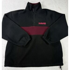 Vintage Harvard University‎ Fleece Mens Small USA Pullover Fleece 1/4 Sweatshirt